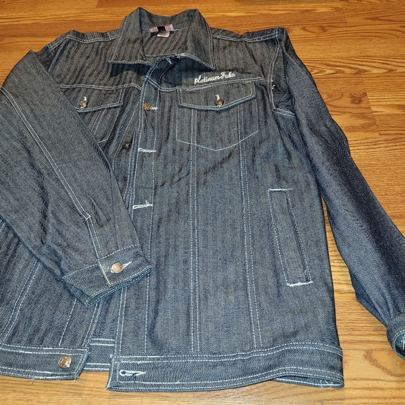 Vintage Platinum Fubu Fat Albert Rudy Denim Jacket XXXL 3XL mens - Picture 4 of 11